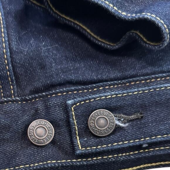 Levi's Sherpa Trucker Jacket Dark Rinse NEW Size Medium - Picture 7 of 14